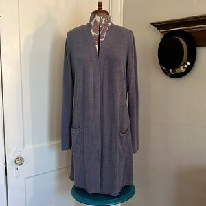 Women's Barefoot Dreams CozyChic Lite Long Sleeve Tie Back Cardigan